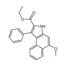 ethyl 5-methoxy-1-phenyl-3H-benzo[e]indole-2-carboxylate Structure