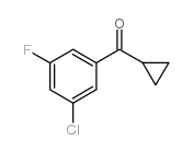 3-CHLORO-5-FLUOROPHENYL CYCLOPROPYL KETONE picture