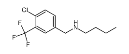 Butyl-(4-chloro-3-trifluoromethyl-benzyl)-amine结构式