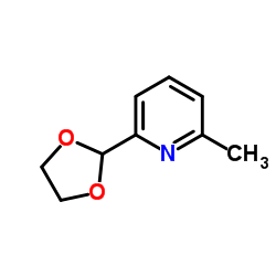 2-(1,3-Dioxolan-2-yl)-6-methylpyridine Structure