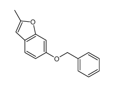 6-(苄氧基)-2-甲基苯并呋喃结构式