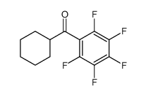 pentafluorophenyl cyclohexyl ketone Structure
