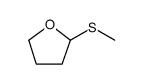 Furan, tetrahydro-2-(methylthio) Structure