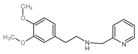 [2-(3,4-二甲氧基-苯基)-乙基]-吡啶-2-甲胺结构式
