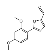5-(2,4-dimethoxyphenyl)-furan-2-carbaldehyde Structure
