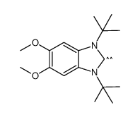 1,3-di-tert-butyl-4,5-dimethoxybenzimidazol-2-ylidene Structure
