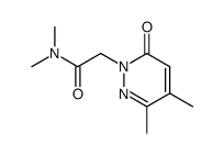 2-(3,4-Dimethyl-6-oxo-6H-pyridazin-1-yl)-N,N-dimethyl-acetamide结构式