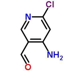 4-氨基-6-氯-3-吡啶甲醛结构式