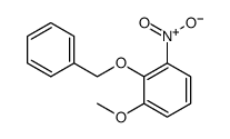 2-苄氧基-3-甲氧基硝基苯结构式