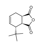 trans-3-tert-Butyl-cis-1,2,3,6-tetrahydro-phthalsaeure-anhydrid结构式