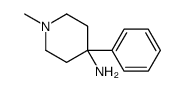 1-methyl-4-phenylpiperidin-4-amine结构式
