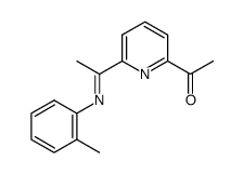 2-acetyl-6-[1-{(2-methylphenyl)imino}ethyl]pyridine Structure