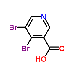 4,5-Dibromonicotinic acid Structure