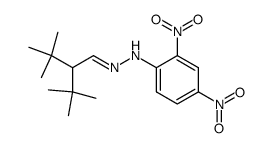 Di-tert-butylacetaldehyd-<2.4-dinitro-phenylhydrazon> Structure