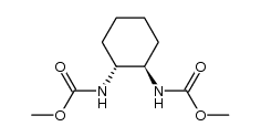 dimethyl (1R,2R)-cyclohexane-1,2-diyldicarbamate结构式