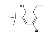 4-bromo-2-tert-butyl-6-ethylphenol Structure