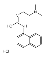 1-[2-(dimethylamino)ethyl]-3-naphthalen-1-ylurea,hydrochloride Structure