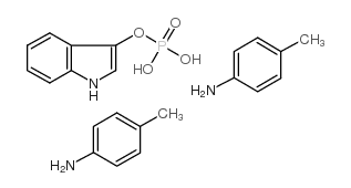 3-吲哚氧基磷酸盐,对二甲苯胺盐结构式