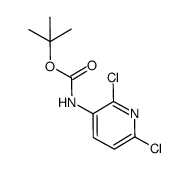 tert-butyl 2,6-dichloropyridin-3-ylcarbamate Structure
