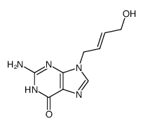 9-(4-hydroxy-2-buten-1-yl)guanine结构式