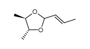 2-Propenyl-4,5-dimethyl-1,3-dioxolan结构式