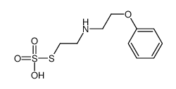 Thiosulfuric acid hydrogen S-[2-[(2-phenoxyethyl)amino]ethyl] ester结构式