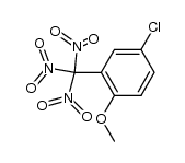 4-chloro-2-(trinitromethyl)anisole Structure
