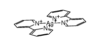 bis(2,2'-bipyridine)silver(I)(1+) Structure
