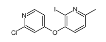3-(2-chloropyridin-4-yl)oxy-2-iodo-6-methyl-pyridine Structure