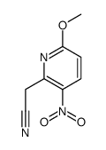 6-甲氧基-3-硝基吡啶-2-乙腈结构式