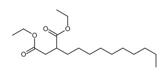 diethyl 2-decylbutanedioate Structure