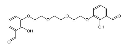 3,3'-[1,2-ethanediylbis(oxy-2,1-ethanediyloxy)]bis(2-hydroxybenzaldehyde) Structure