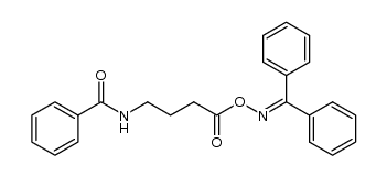 N-(4-(((diphenylmethylene)amino)oxy)-4-oxobutyl)benzamide结构式