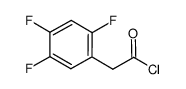 2-(2,4,5-trifluorophenyl)acetyl chloride结构式