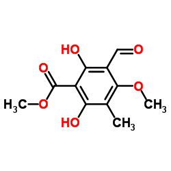 Methyl 3-formyl-2,6-dihydroxy-4-methoxy-5-methylbenzoate Structure