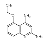 2,4-二氨基-5-乙氧基喹唑啉结构式