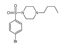 1-(4-溴苯基磺酰基)-4-丁基哌嗪结构式