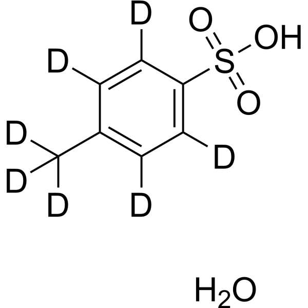 对甲苯磺酸水合物-d7结构式