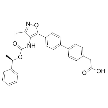 [4'-[3-甲基-4-[[[((R)-1-苯基乙基)氧基]羰基]氨基]异恶唑-5-基]联苯-4-基]乙酸图片