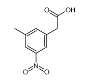 2-(3-methyl-5-nitrophenyl)acetic acid Structure
