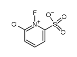 N-Fluoro-6-chloropyridinium-2-sulfonate结构式