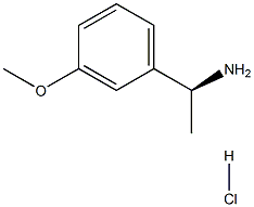 (S)-1-(3-甲氧基苯基)乙胺盐酸盐结构式