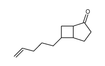 6-(pent-4-en-1-yl)bicyclo[3.2.0]heptan-2-one结构式