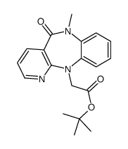 tert-butyl 2-(6-methyl-5-oxopyrido[3,2-c][1,5]benzodiazepin-11-yl)acetate结构式