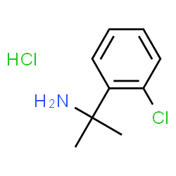 2-(2-氯苯基)丙基-2-胺盐酸盐结构式