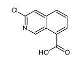 3-Chloro-8-isoquinolinecarboxylic acid Structure