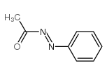 1-乙酰基-2-苯基二氮杂烯结构式