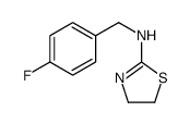 N-[(4-fluorophenyl)methyl]-4,5-dihydro-1,3-thiazol-2-amine Structure