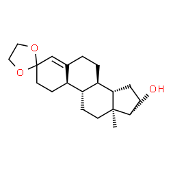 17β-Hydroxyestr-4-en-3-one ethylene acetal结构式