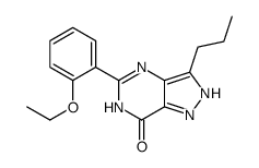 5-(2-Ethoxyphenyl)-3-propyl-1,6-dihydro-7H-pyrazolo[4,3-d]pyrimidin-7-one结构式